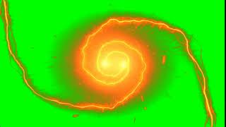 Amazing Fire Vortex Animation (green screen)