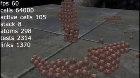 Position based dynamics demo