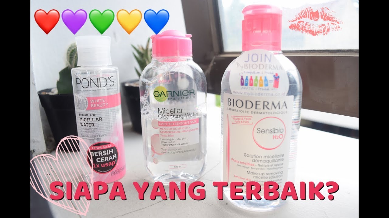 REVIEW | Bioderma vs Garnier vs Ponds Micellar Water | Micellar Water ...