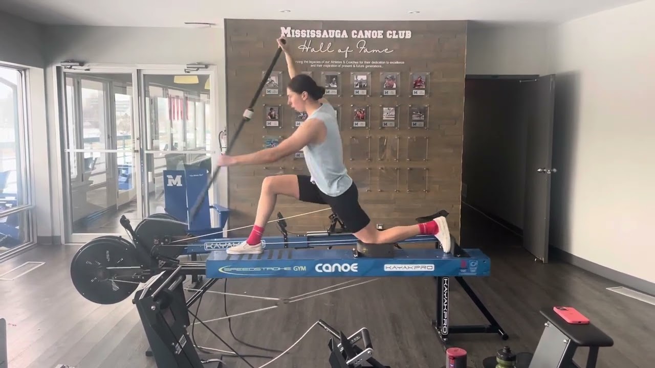 Katie Vincent canoe erg winter 2025