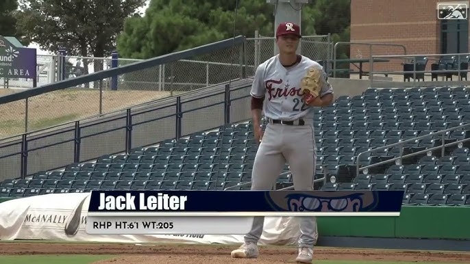 Rangers prospect Jack Leiter talks spring training experience, if he's  throwing his dad's cutter