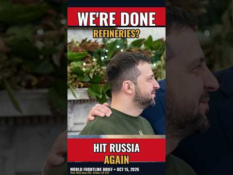 BREAKING: Zelensky — We're DONE — Ukraine Will HIT Russian Refineries Again #shorts