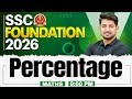 SSC Maths Classes 2026 | Percentage Concepts &amp; Tricks | Percentage kaise Nikale | By Ravinder Sir