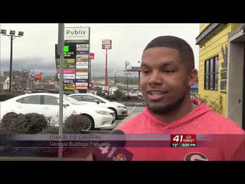 football score Bibb County Fans prep for Georgia Bulldogs game