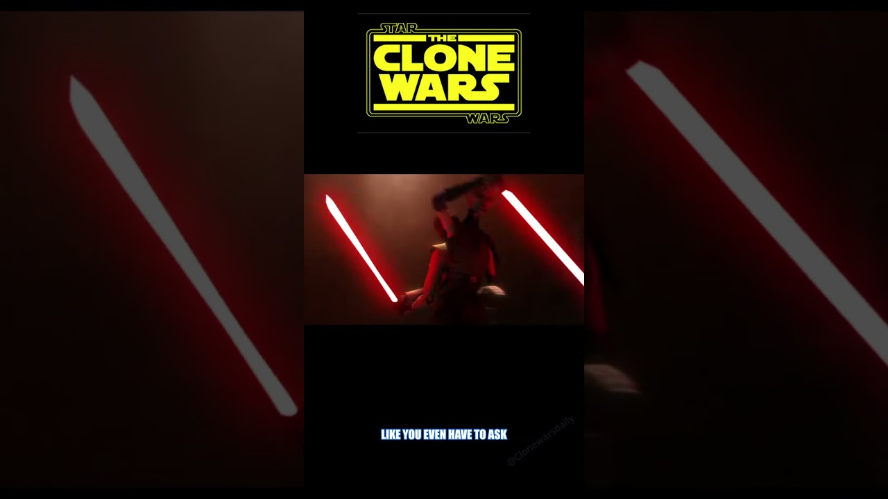 Obi Wan uses a red lightsaber against Mual