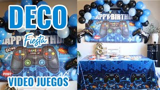 DECORACIÓN para FIESTA VIDEOJUEGOS (SET) 🎮  / Video Game Birthday Party Decorations Set | 🇵🇪 en USA screenshot 2