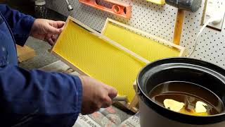 Beekeeping Basics with Bruce Clow   Wax Foundation