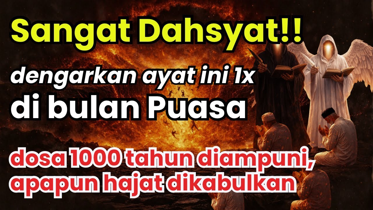 ANDA TERPILIH! Cukup dengarkan ayat ini 1x, dosa 1000 tahun diampunkan, hajat apapun dikabulkan 