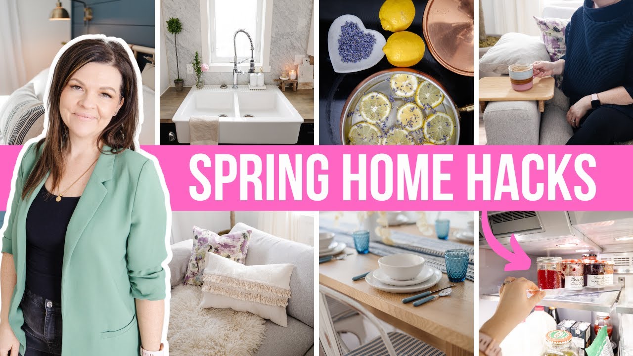 ⁣Unbelievable hacks to make your home look AMAZING this Spring!