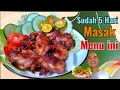 Seminggu sudah 5 kali diminta masak menu ayam ini saya sampe bosen ngerjainnya