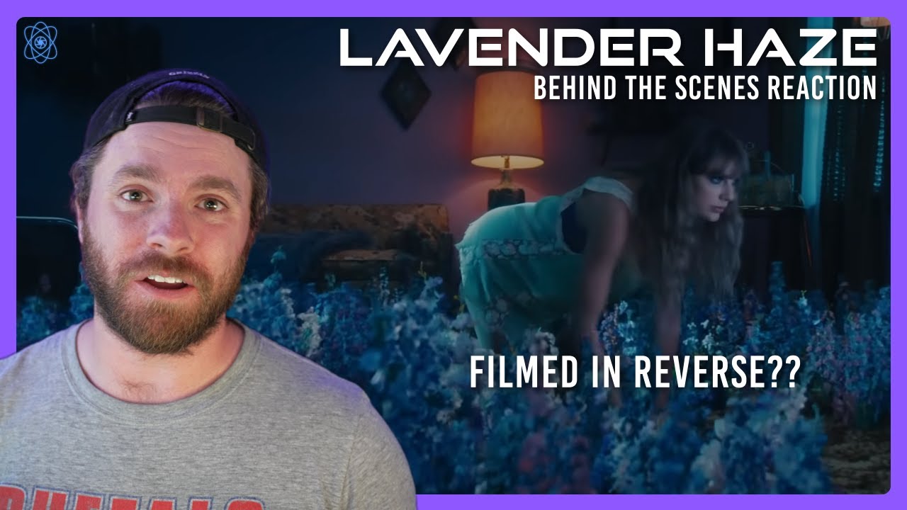 Реакция видеоредактора на Тейлор Свифт — Lavender Haze BTS