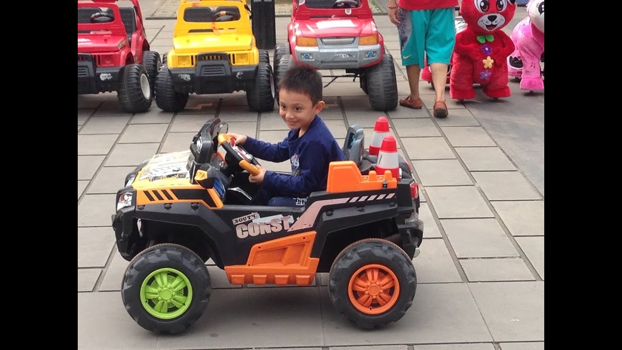 Electric Toy Car Driving in China YouTube