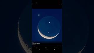 Venus & Moon  Ring  Shape look near to each other from  earth