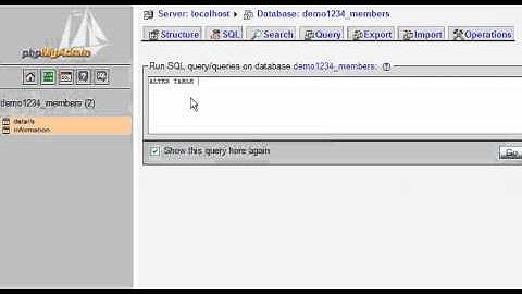 Tutorial: Running SQL queries on a database with phpMyAdmin | LayerOnline Web Hosting