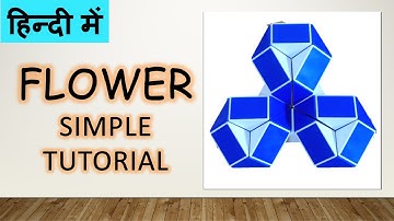 I Made a FLOWER From a SNAKE CUBE!! TUTORIAL HINDI