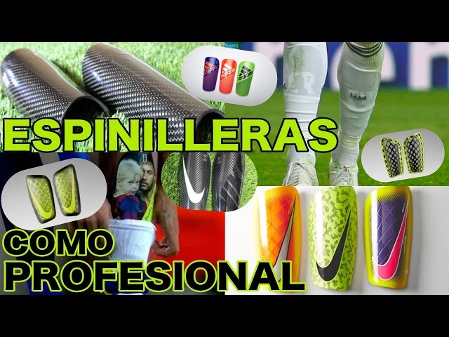 Use las espinilleras para fútbol en forma correcta y evite