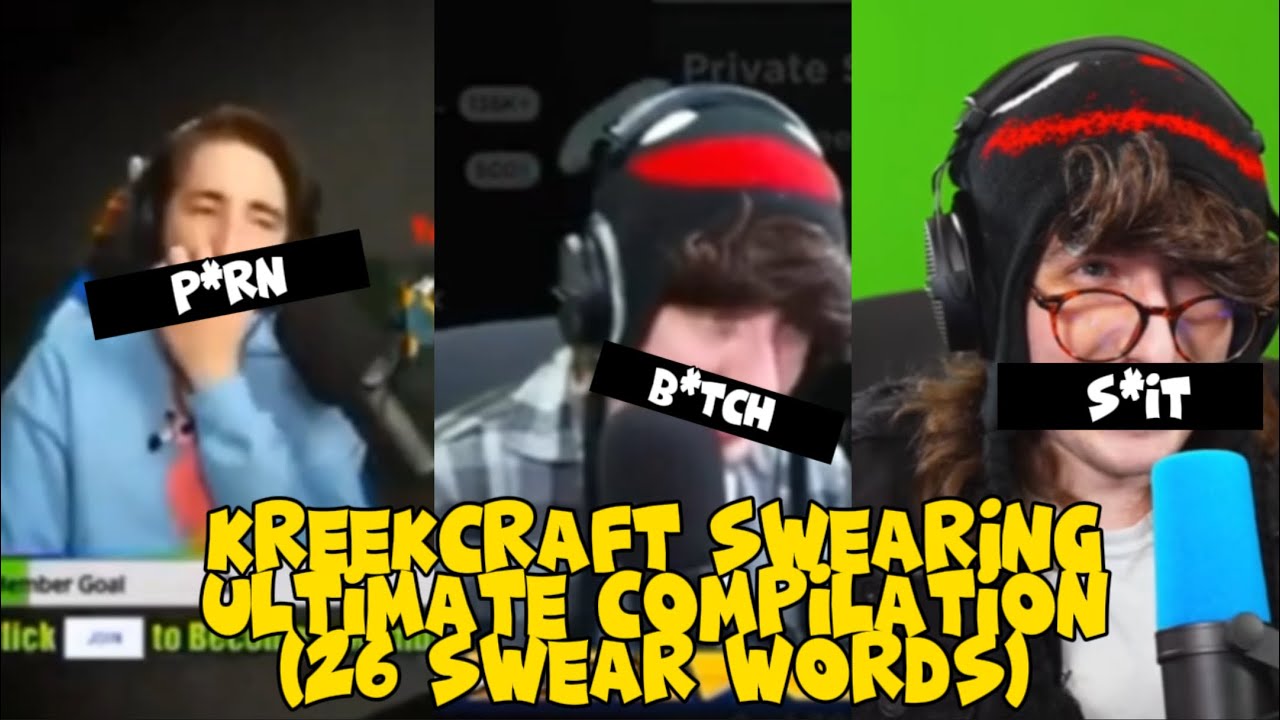 KreekCraft Swearing Compilation (26 Swear Words) (Part 1) - YouTube