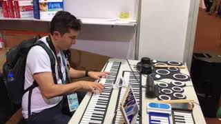 MIDI Music Instrument Soft Silicone 88 Keys Flexible Hand Roll Up Piano Keyboard screenshot 4