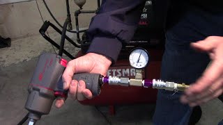 How to modify your air compressor to run air tools or impact wrenches