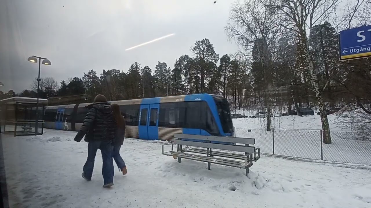 Tunnelbanan Från Abrahamsberg Till Alvik 