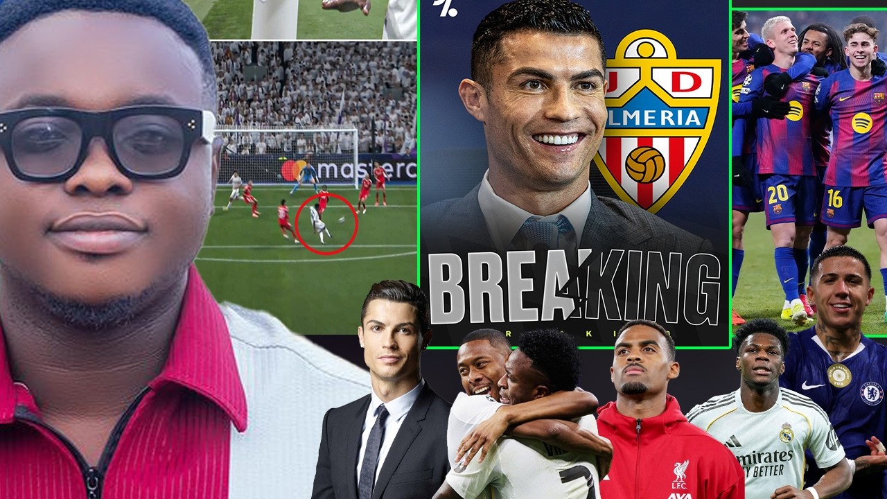 JUST IN,,RONALDO TO ALMERIA, MADRID MADE 3 SIGNS ON..BARCA READY FOR NEW..CHELSEA NEWS AND ANALYSIS