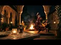 Midnight In Granada Oud Flamenco By Firelight Deep Relaxation Music 4K 