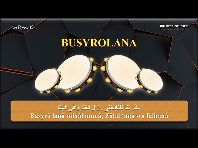 Karaoke Banjari || Busyrolana (Lirik) class=