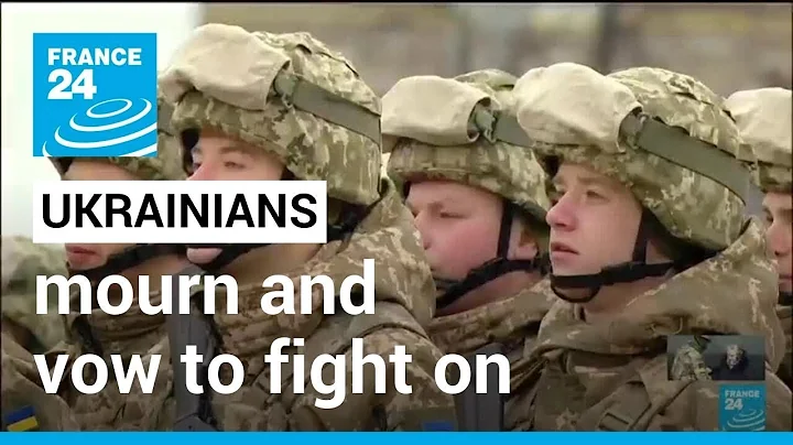 Ukrainians mourn and vow to fight on, a year after Russia invaded • FRANCE 24 English