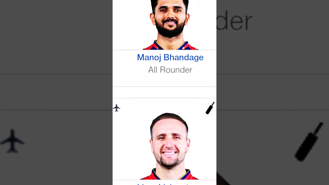 "RCB Team 2025 | All Players, Photos & Their Passion! 🔥🏏 