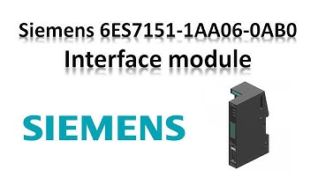 Siemens Interface module 6ES7151-1AA06-0AB0 / Siemens Simatic / Eltra trade