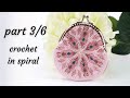 Bead crochet coin purse tutorial PART 3/6 | Crochet 20 rows in spiral | Bead crochet master class