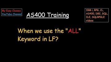 When we use the ALL Keyword in LF