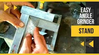 Making Simple Angle grinder stand