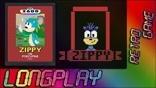 Zippy the Porcupine (ATARI 2600 Longplay 60fps) Homebrew