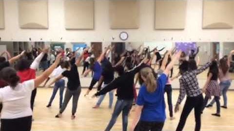 Nutcracker Jingles dance rehearsal