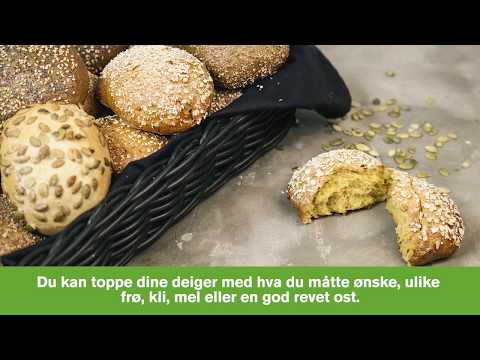 Video: Deilige Rundstykker Med Rød Kaviar