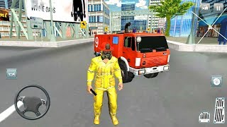 US Fire Fighter Real Hero - Fire Truck Simulator - Android Gameplay FHD screenshot 1