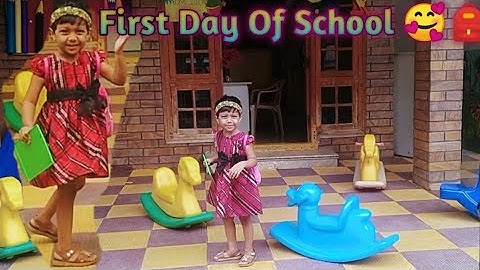 Princy First Day of School mini vlog on first day of School 😊☺️👍