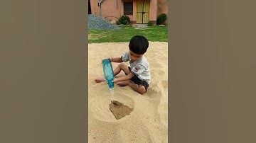 playing with sand 🥰😛#funnyvideos