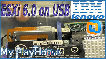 ESXi 6.0 from USB, and install six SSD