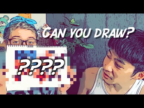 JAPANESE HUSBAND VS WIFE: CAN YOU DRAW? | 妻対夫：あなたは描くことができますか？