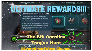 Dawn of Zombies Survival (doz) The 5th Carnifex Tongue Hunt for the Free Ultimate Regular Rewards!!