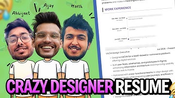 UX Designer with Crazy Skills and Resume Format - RRR S2E7