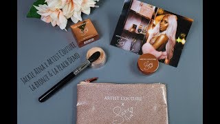 Jackie Aina x Artist Couture La Bronze & La Peach Diamond Glow Powder Demo | ComfortablyChic365