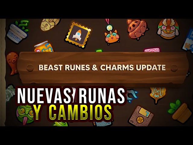 NUEVAS RUNAS Y AMULETOS DE BESTIA Y YA TENEMOS FECHA DE PARCHE DE