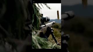One bullet, perfect hit 🎯 extreme distance, wind mastered, slow motion impact #sniper #4K #gaming