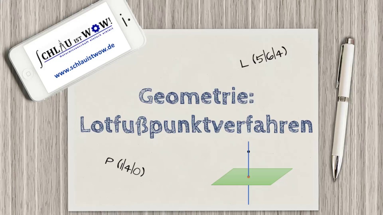 Abstand Eines Punktes Zu Einer Ebene Lotfußpunktverfahren - Abstand eines Punktes von einer Ebene - YouTube