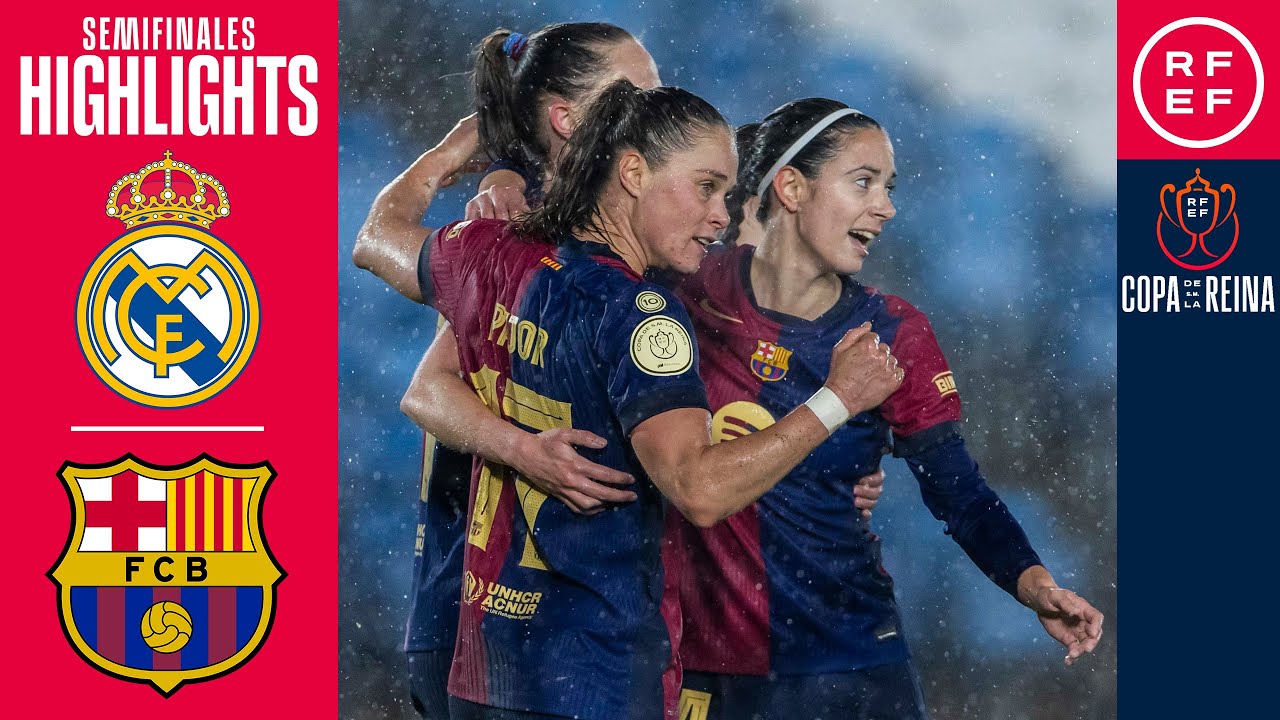 Resumen | Copa de la Reina | Real Madrid CF 0-5 FC Barcelona | Ida semifinales