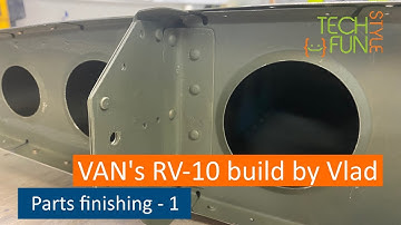 RV-10 Parts finishing. Part 1