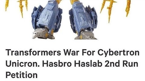 #Haslab #Unicron #Petition Would you sign this?Do you Agree with it? More Transformers Less Scalpers
